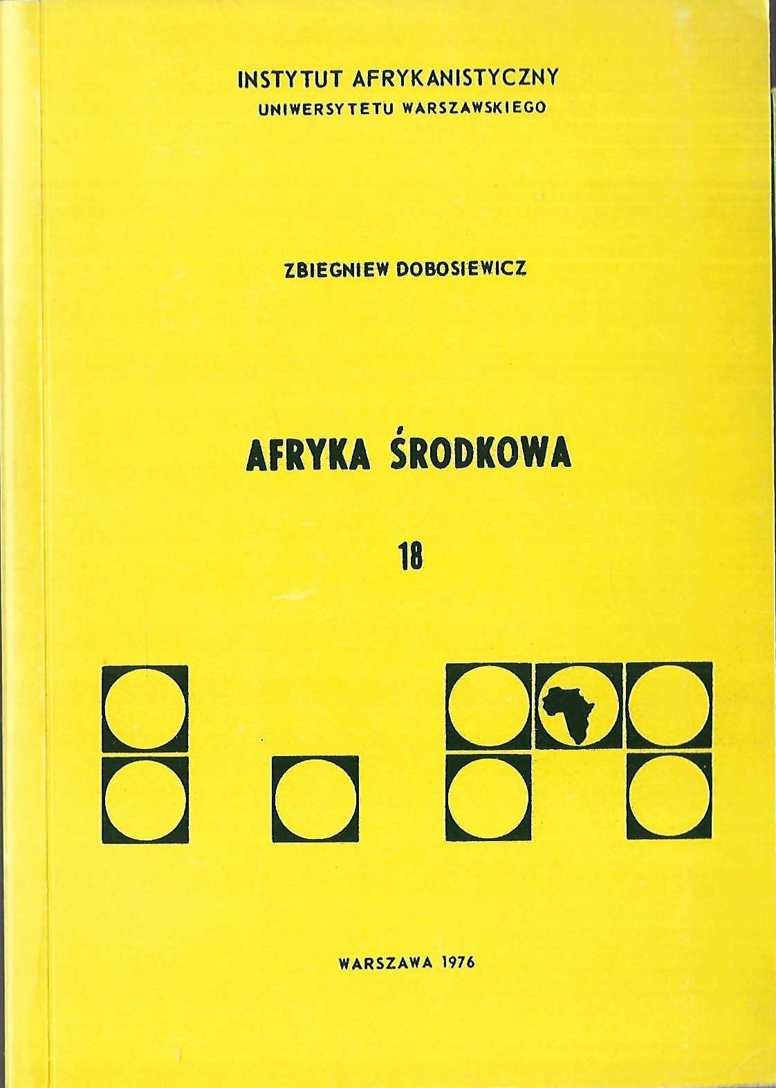 AFRYKA ŚRODKOWA - ZBIGNIEW DOBOSIEWICZ - SPIS