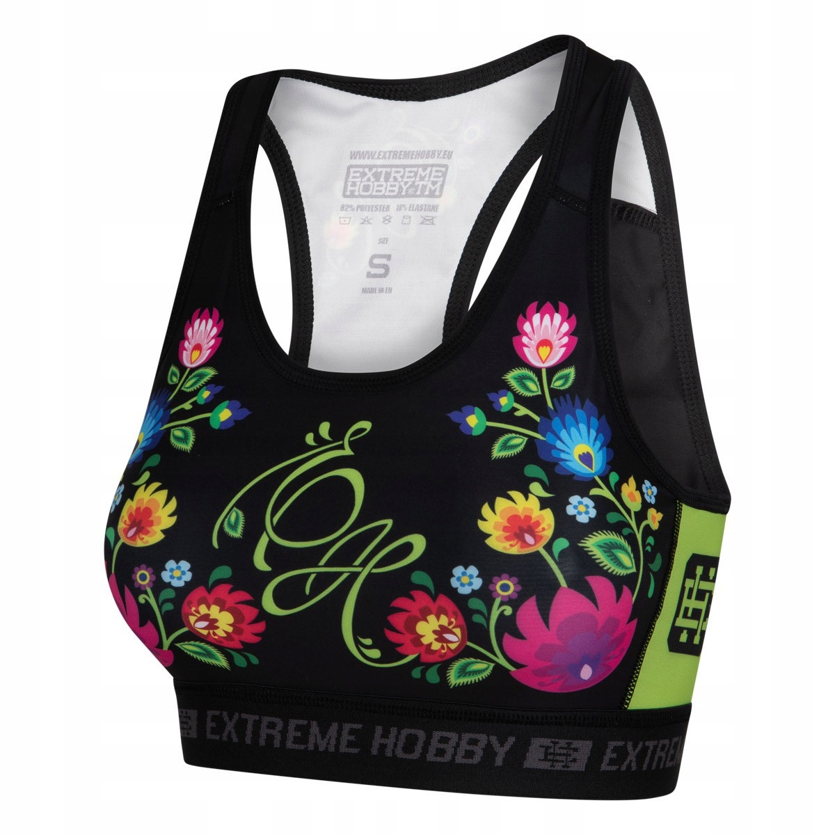 Sportovní podprsenka Dámský top do posilovny Extreme Hobby Folk M