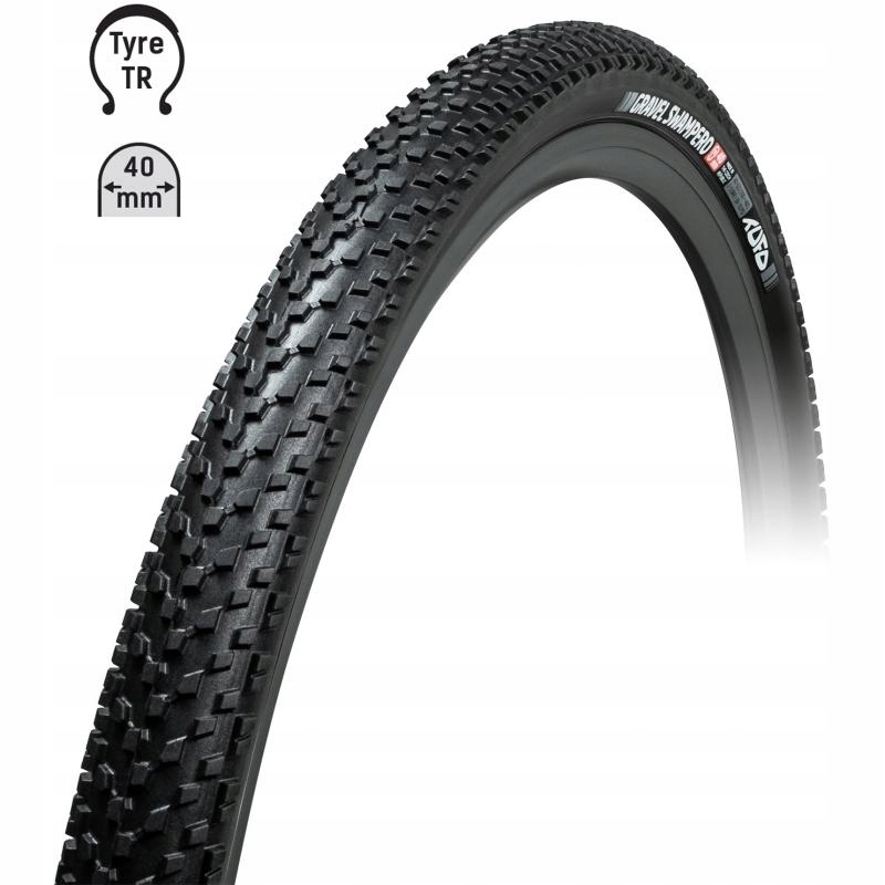 Tufo Plášť Gravel Swampero 700x40c (40-622) Tubeless Ready skládací černá