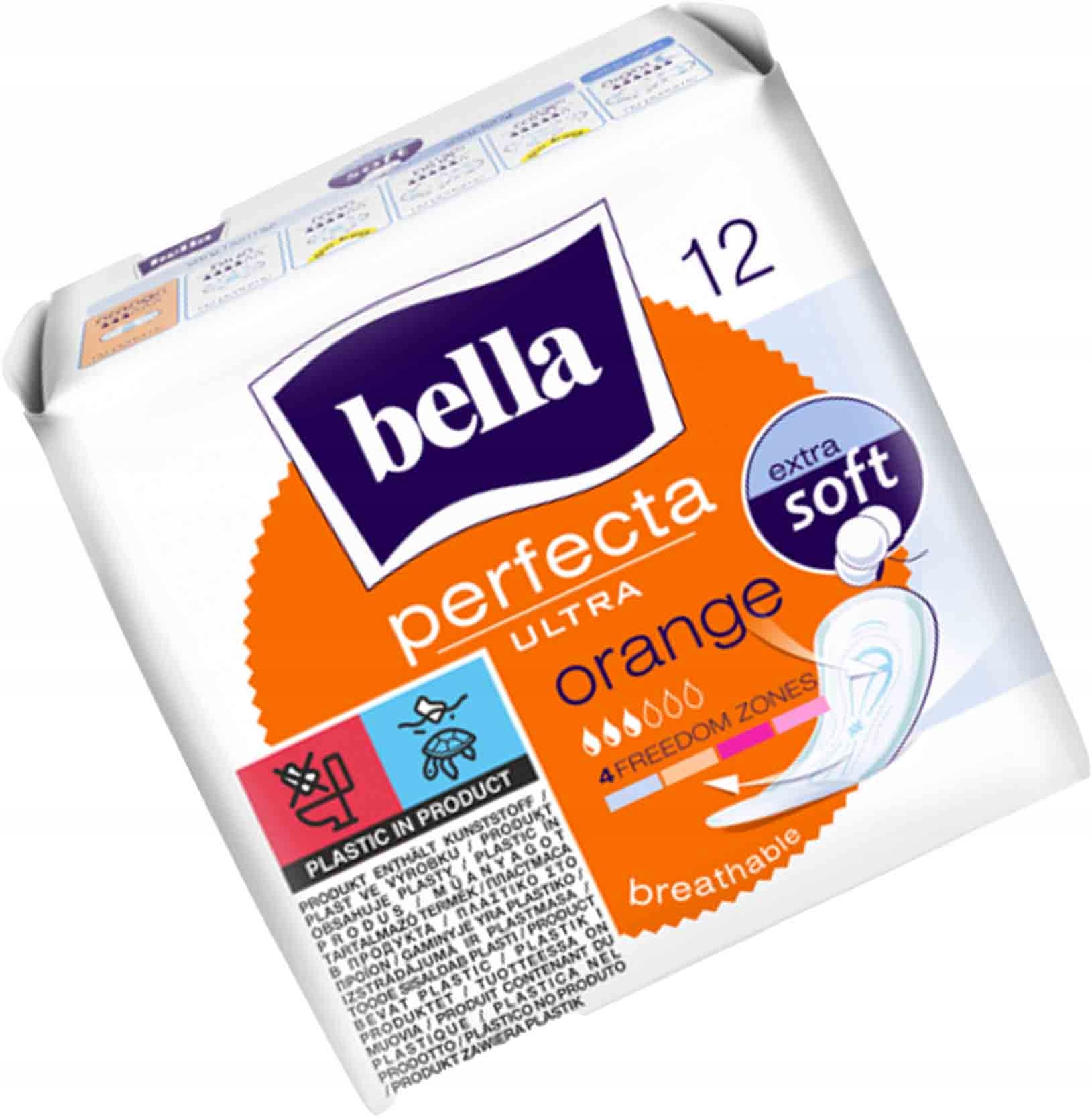 Podpaski higieniczne Bella Perfecta Ultra bez skrzydełek 12 szt. Marka Bella