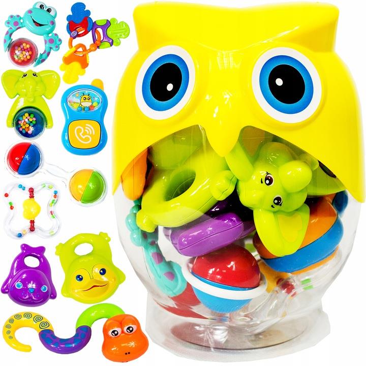 

Wspaniały zestaw grzechotek, zabawki dla dzieci