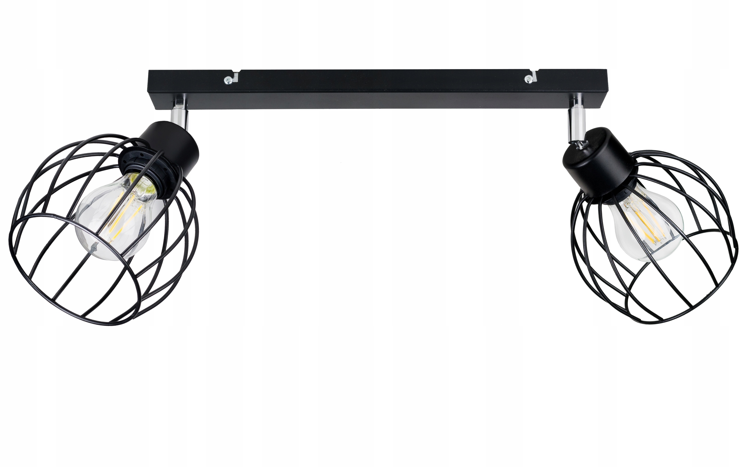 

Lampa Plafon Żyrandol regulowany Belka Kula drut 2