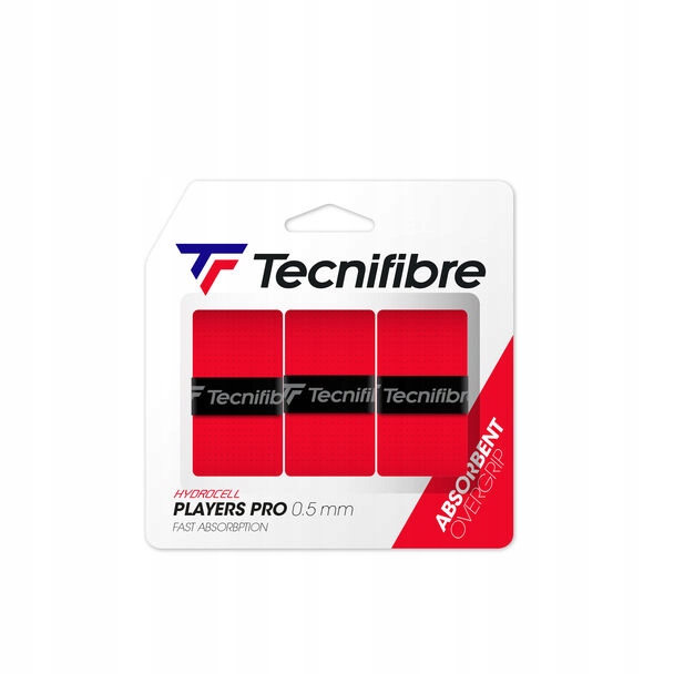 Tecnifibre Players Pro (3szt.) Red Owijka tenisowa