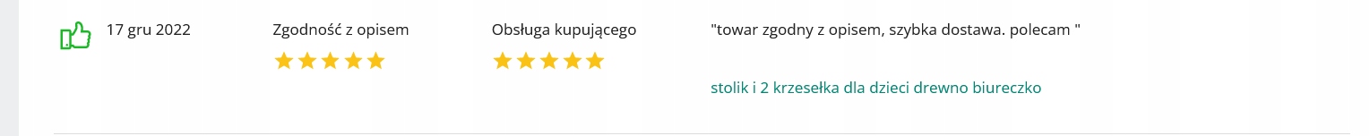 stolik i 2 krzesełka dla dzieci drewno biureczko Wysokość stołu 45 cm