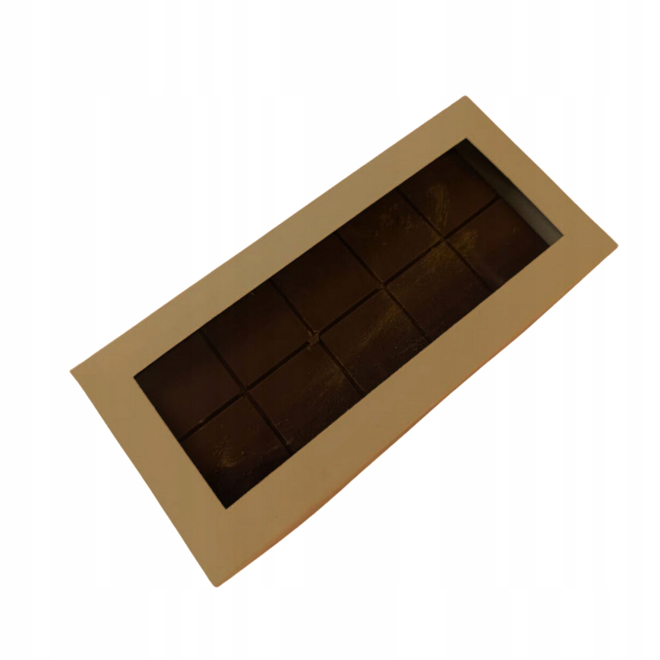 Levně Obal na dubajskou čokoládu 24x11x2,5 cm hnědý viral dubai krabička