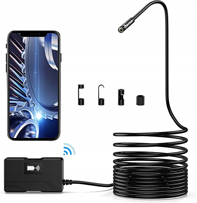 Бездротовий ендоскоп 7мм віфі 5м