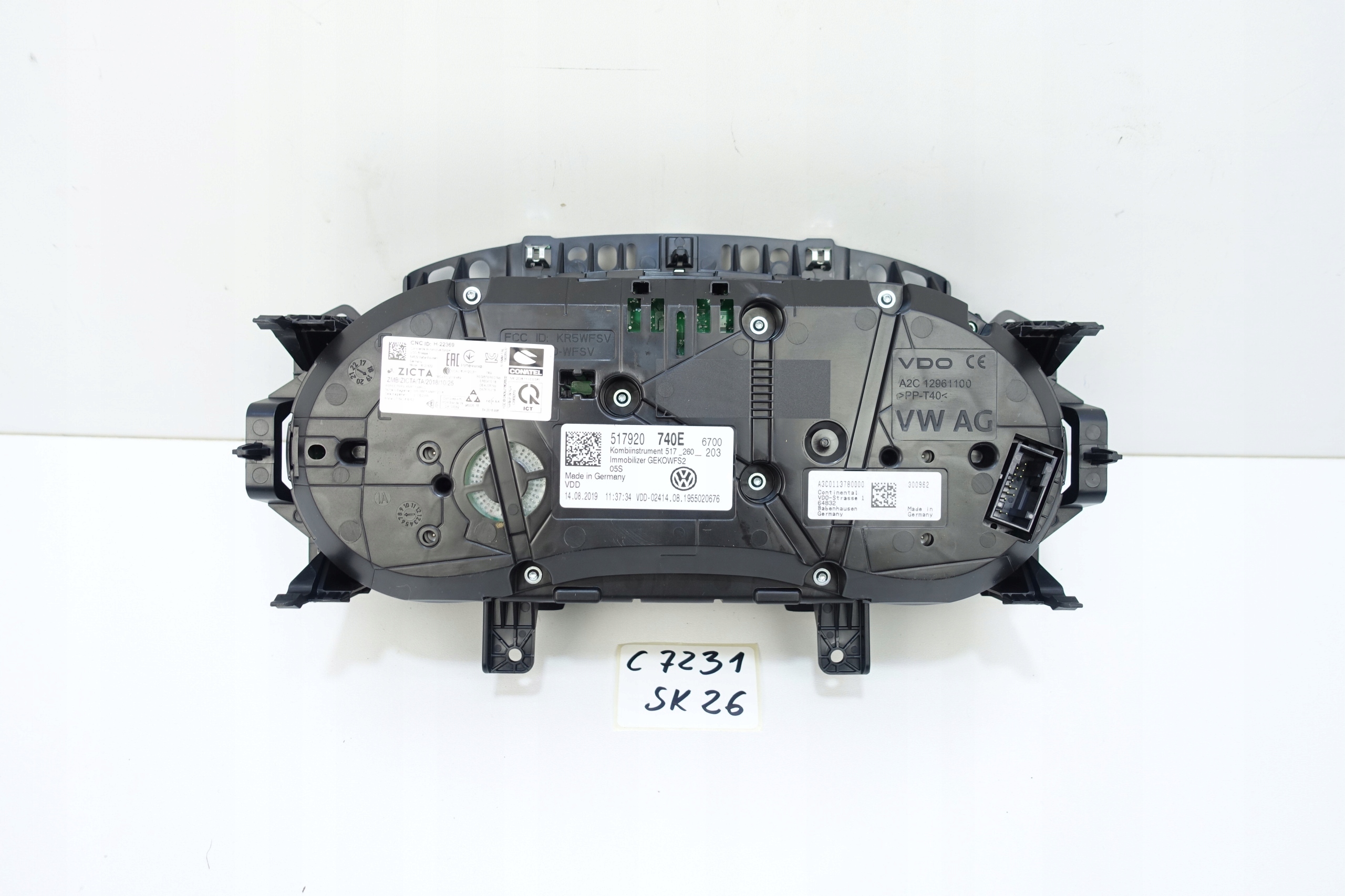 dials dials VW SPORTSVAN 517 9834KM 517920740E