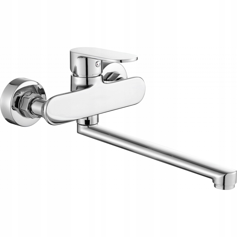 Mexen Milo vaňová batéria s dlhým výtokovým ramenom, chrómová
