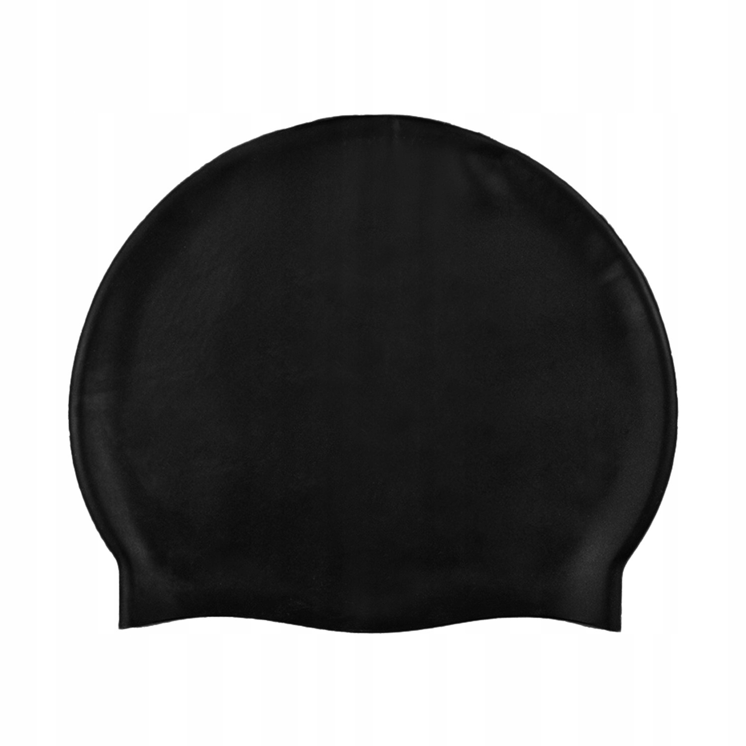 CZEPEK SILIKONOWY DO PŁYWANIA UNIWERSALNY KĄPIELOWY NA BASEN PŁYWACKI Kolor dominujący czarny