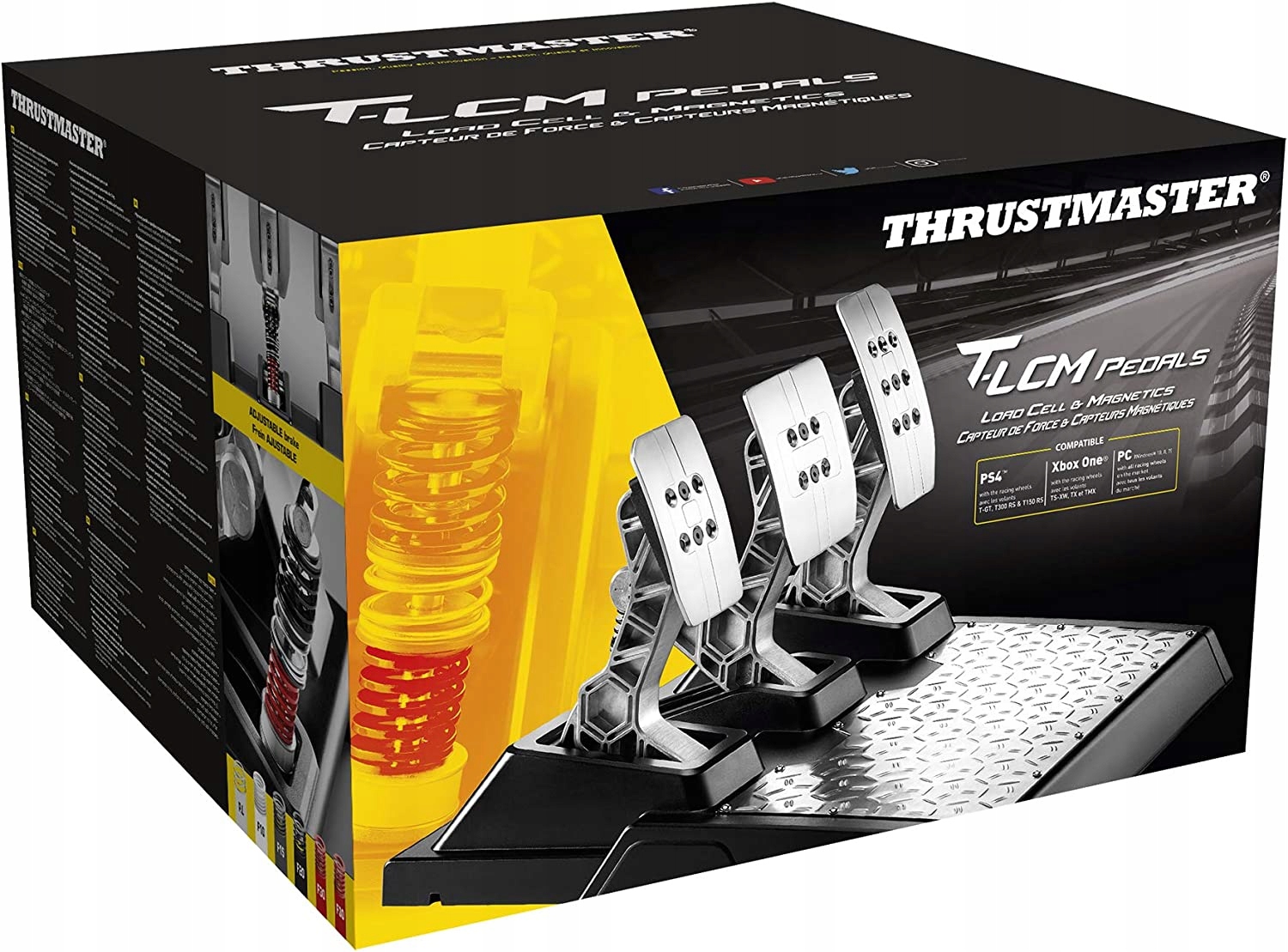 Thrustmaster T-lcm Pedały Magnetyczne do kierownicy T300RS, Tmx; PS5, Xbox-Zdjęcie-0