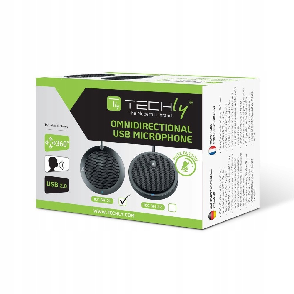 Mikrofon TECHLY ICC SH-21 Kod producenta ICC SH-21