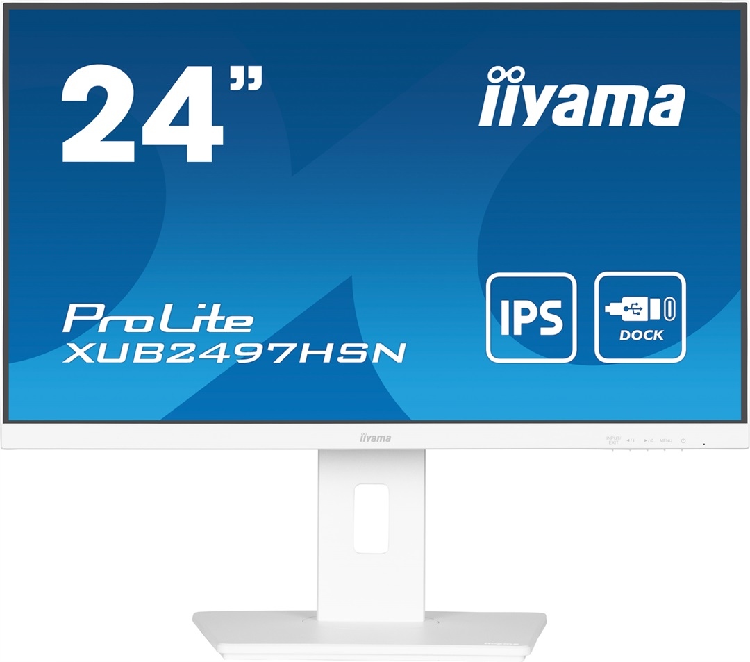 iiyama ProLite/ XUB2497HSN-W2/ 23, 8"/ Ips/ Fhd/ 100Hz/ 1ms/ White/ 3R…