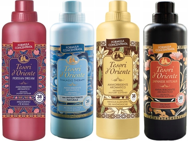 Levně Tesori d'Oriente Sada 4 krásných aviváží 760 ml Ptvj