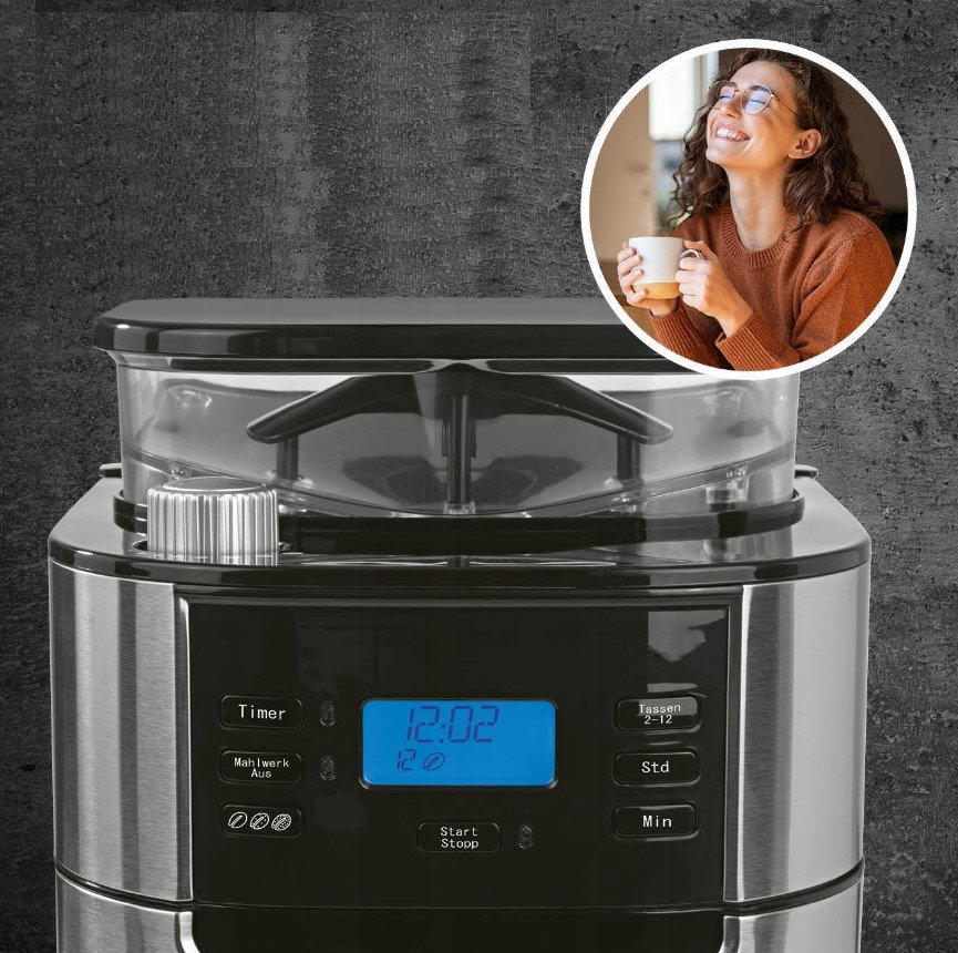 EKSPRES DO KAWY PRZELEWOWY Z MŁYNKIEM BARISTA DZBANEK TERMOS METALOWY Kod producenta CM1025AD-GS