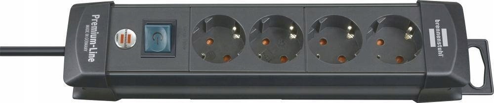 Napájecí lišta Premium, 4 zásuvky H05VV-F3G1,5