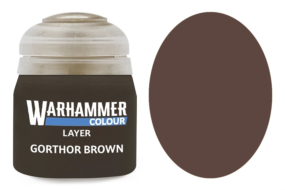 Farba modelarska Citadel Warhammer Colour Layer Gorthor Brown