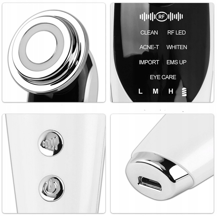 AMAZEFAN 7W1 MASAŻER LED MEZOTERAPIA EMS RF GRATIS Marka inna marka