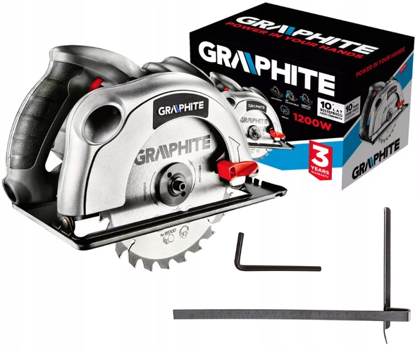 

Pilarka Tarczowa 1200W 185mm Piła Graphite 58G486