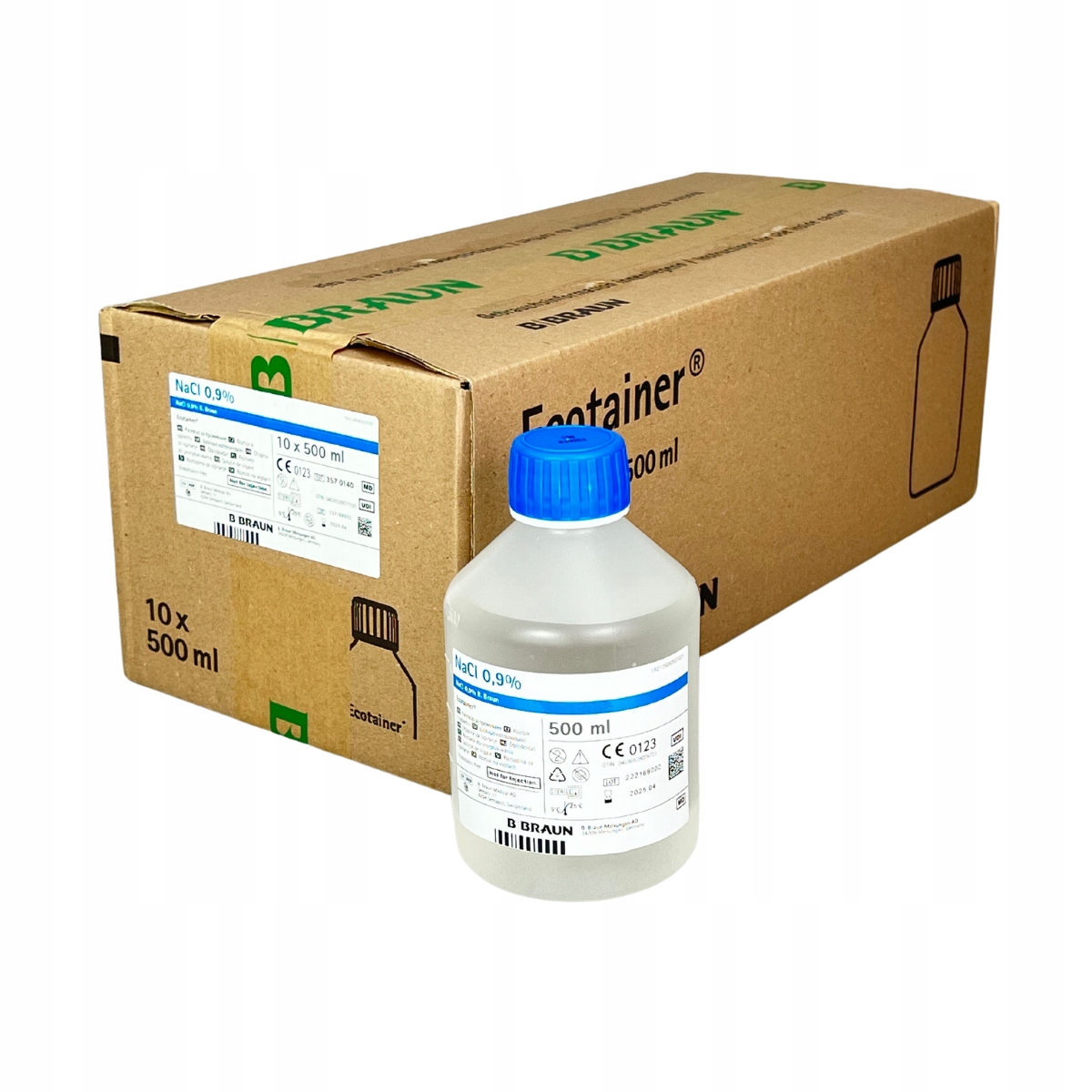 

Sól fizjologiczna 10x500ml B.Braun