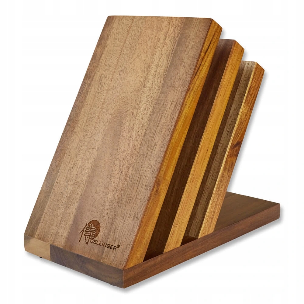 Magnetický stojan na nože Dellinger přírodní akáciové dřevo