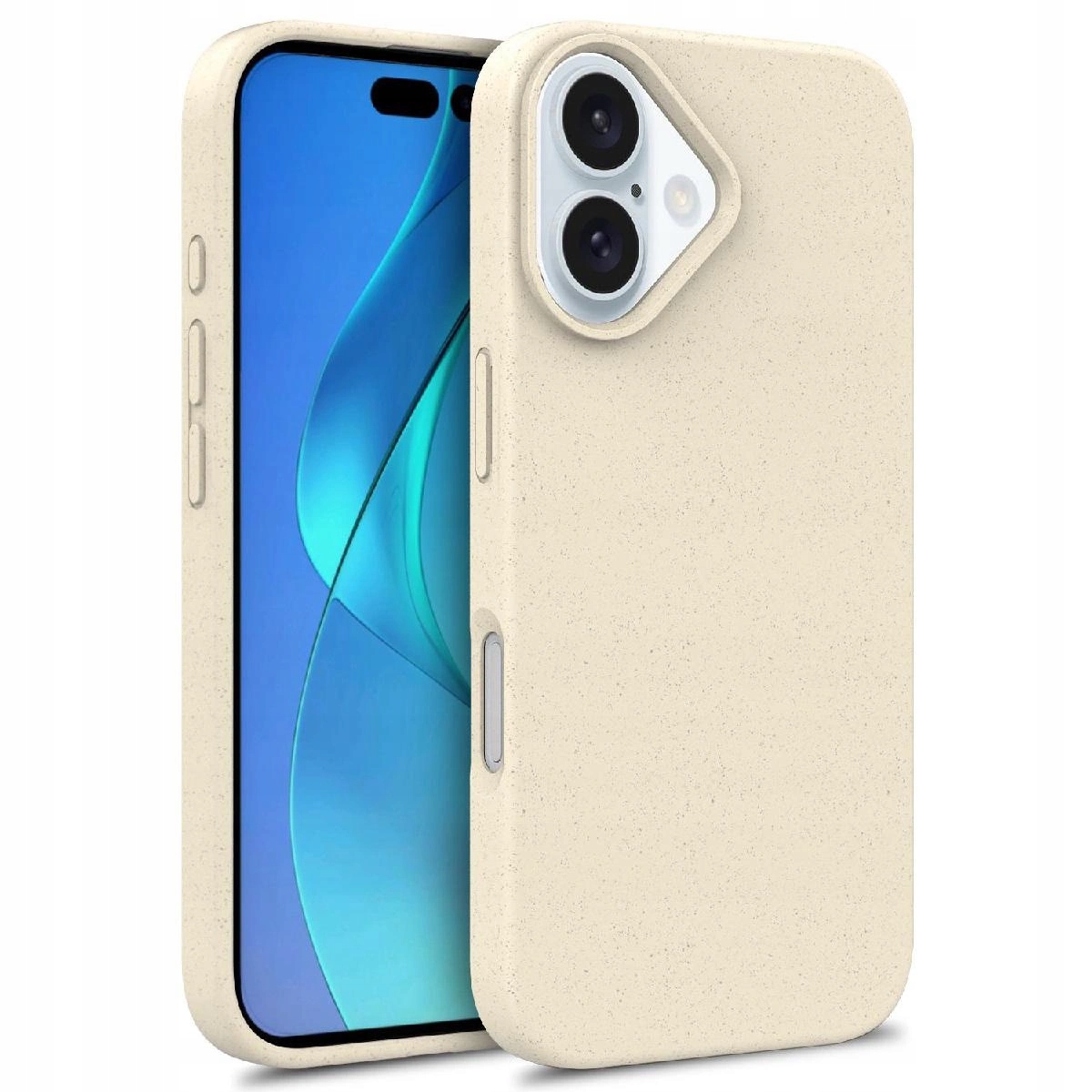 Etui Multiple Color Wheat Bran Case MagSafe na iPhone 16 beżowe Hurtel