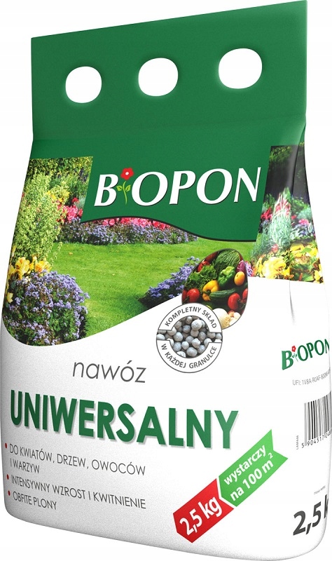 

Biopon nawóz granulat Uniwersalny do ogrodu 2,5kg