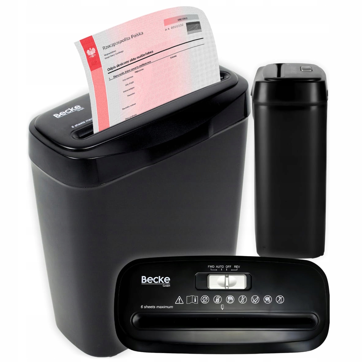 Niszczarka Becke P-2 10 l