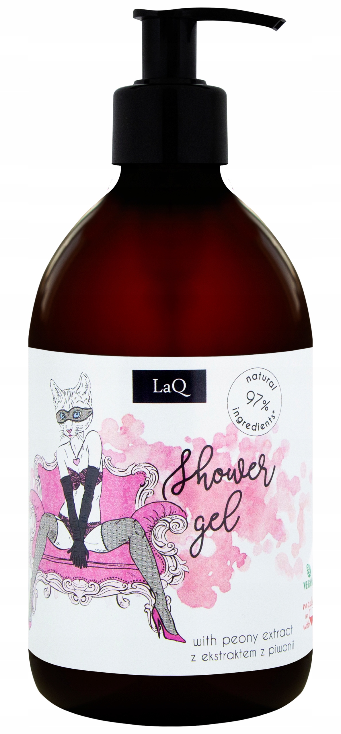 

Laq Żel Pod Prysznic Sensual Kocica Piwonia 500 ml