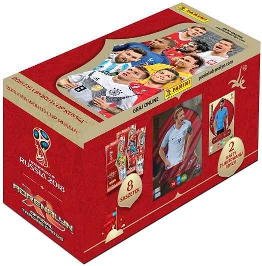 Fifa World Cup Russia 2018 Gift Box 8x Saszetka Limited Kane