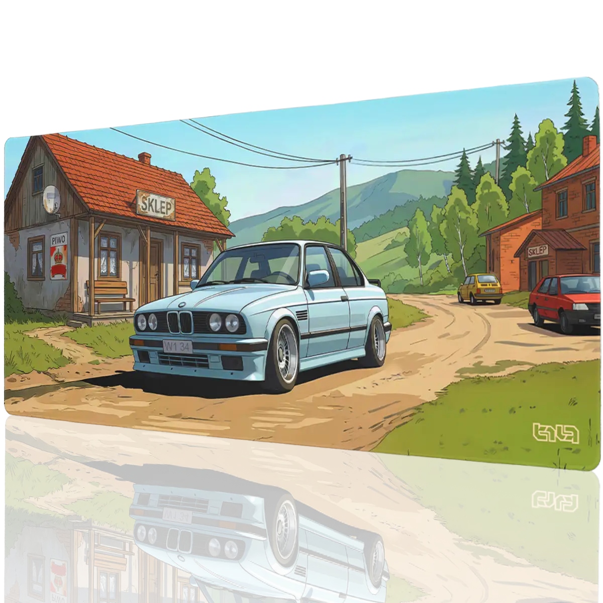 Podkładka Pod Myszkę XXL Drifterzy na Wsi 90x40 Tilt