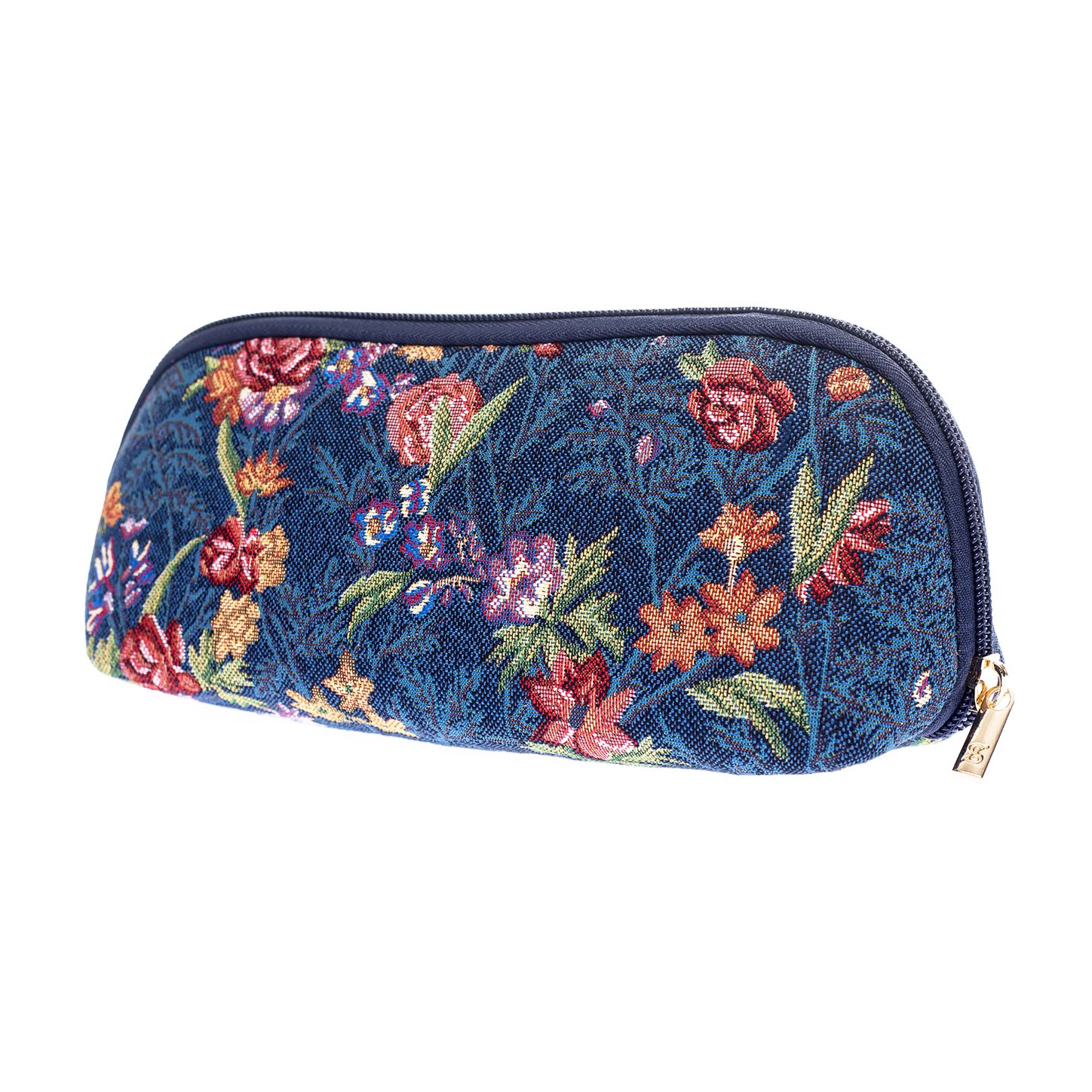 Kosmetyczka saszetka Signare w kwiaty kolekcja Flower Meadow Blue