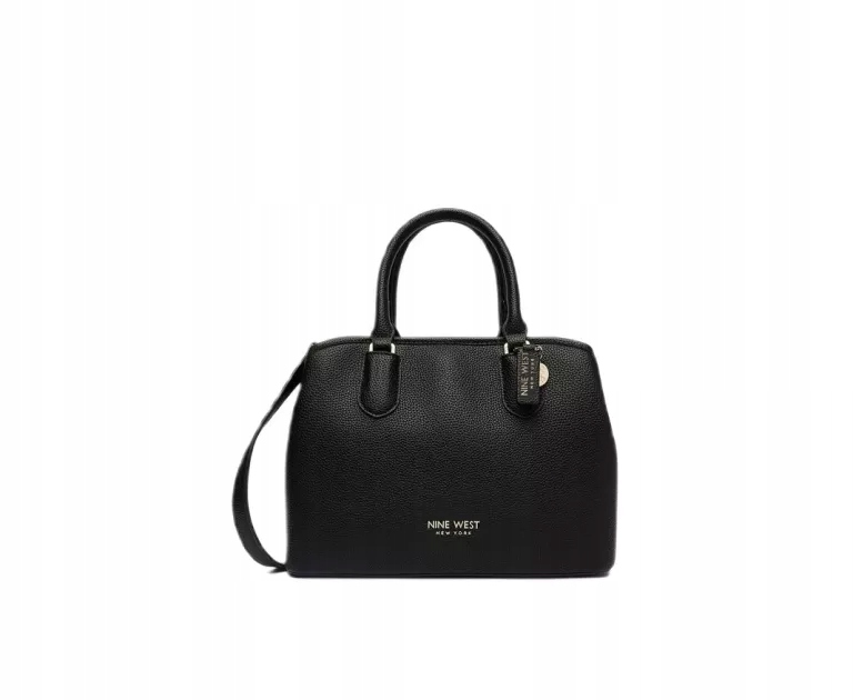 NINE WEST ŚREDNIA TOREBKA KUFEREK CZARNA
