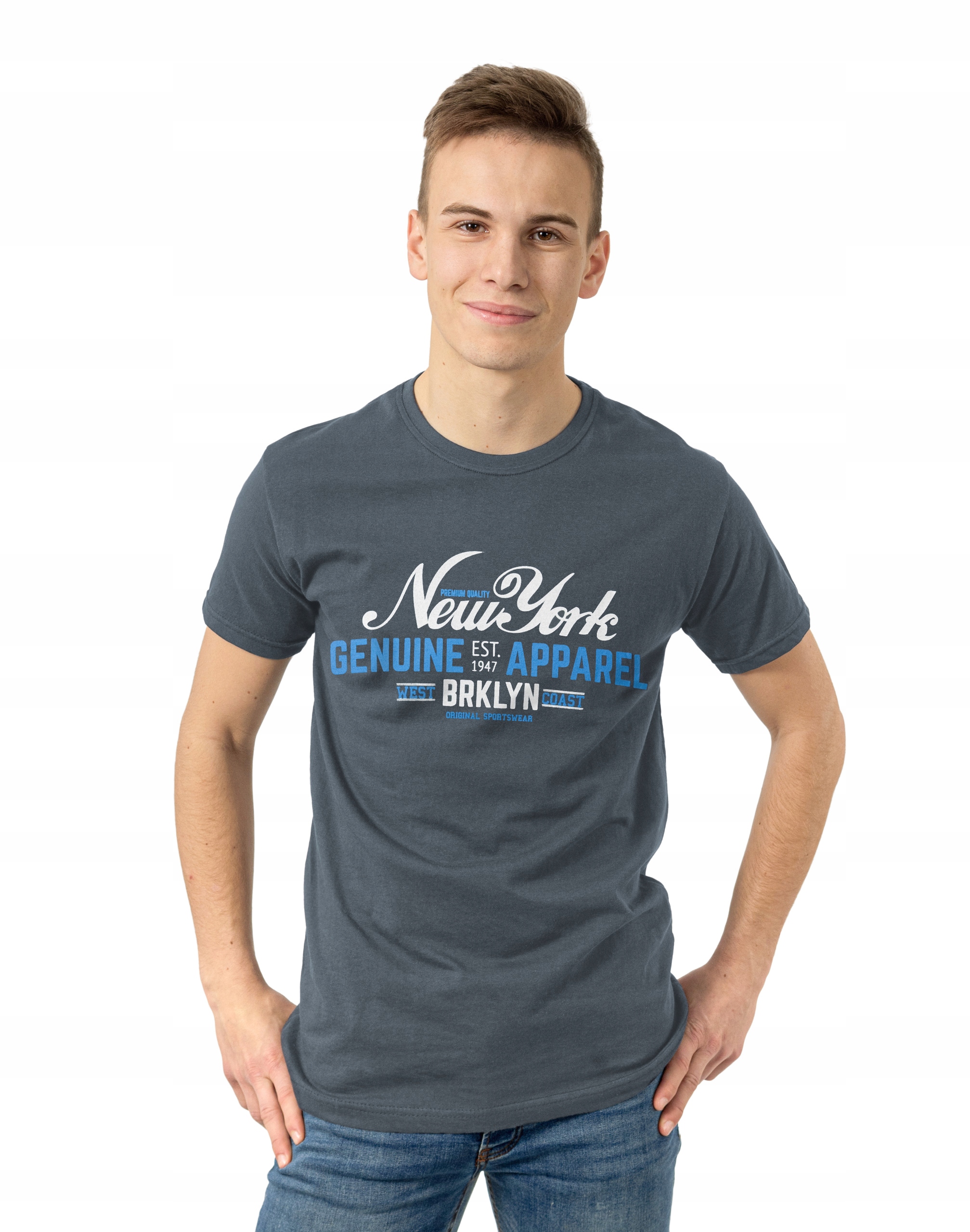 

Duża Koszulka Podkoszulek Tshirt Męski KM16-3 4XL