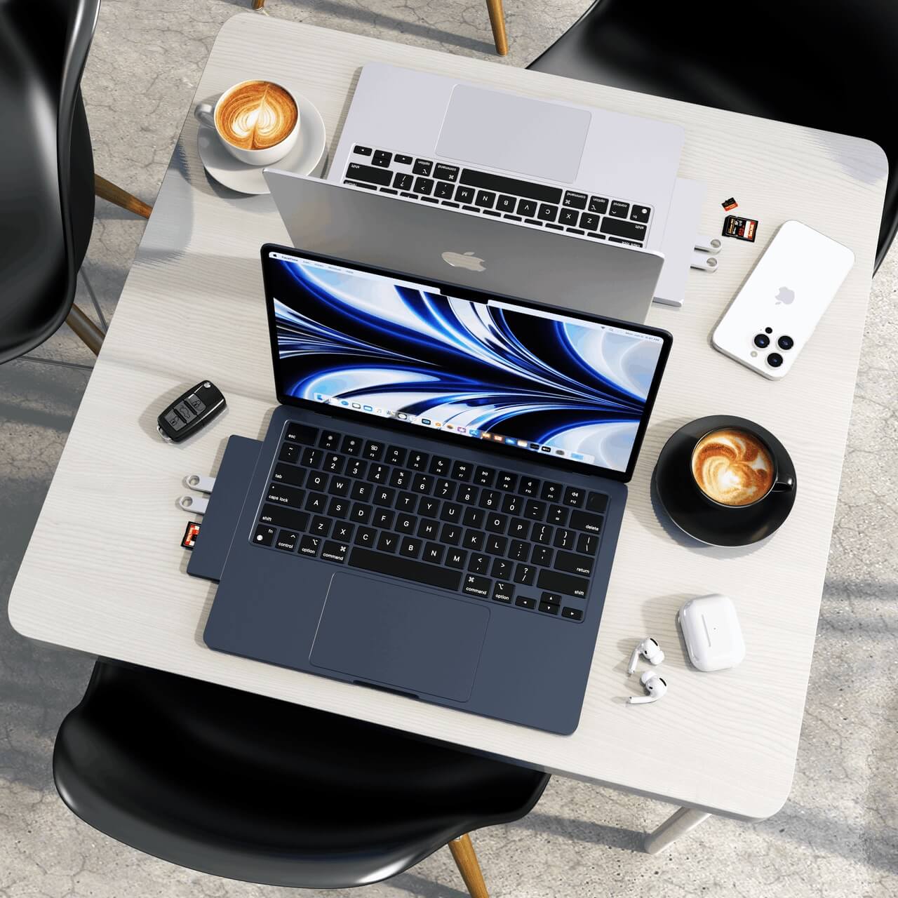 Satechi Pro Hub Slim podwójne USB-C do MacBook USB, HDMI,USB-A, SD/microSD Zastosowanie Video