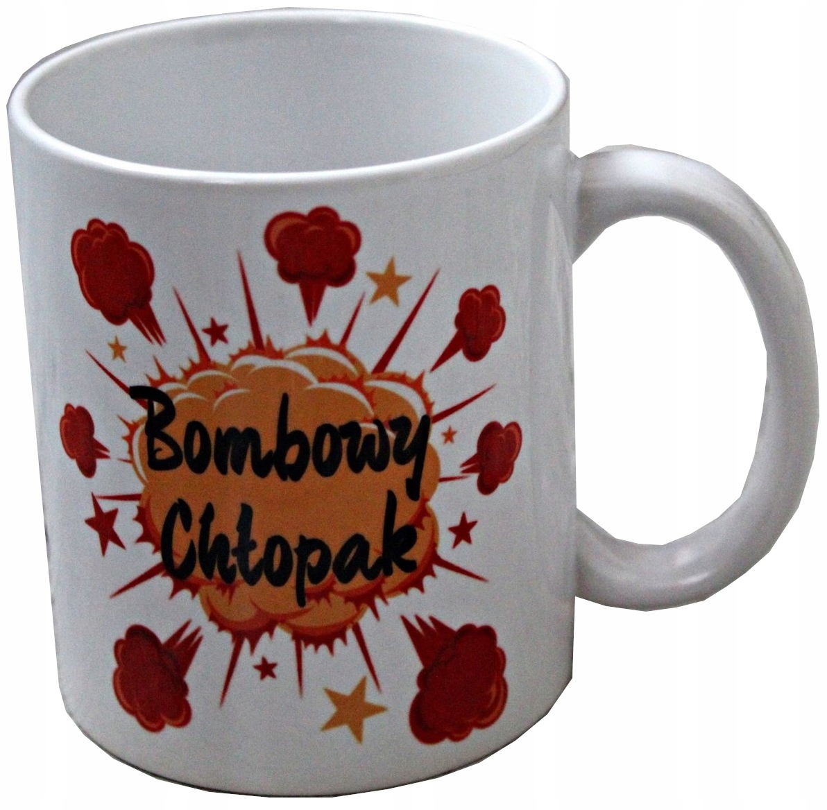 

Kubek Prezent na dzień chłopaka Bombowy chłopak