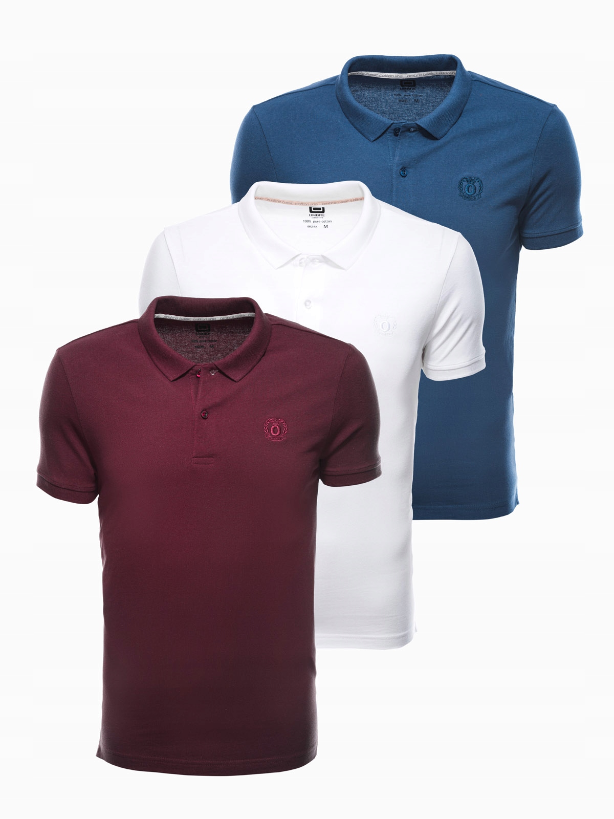 

Zestaw koszulek polo bawełna mix 3-pak Z28 V2 XL