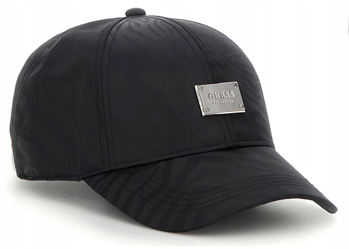 Guess kšiltovka baseballová čepice černá logová dámská