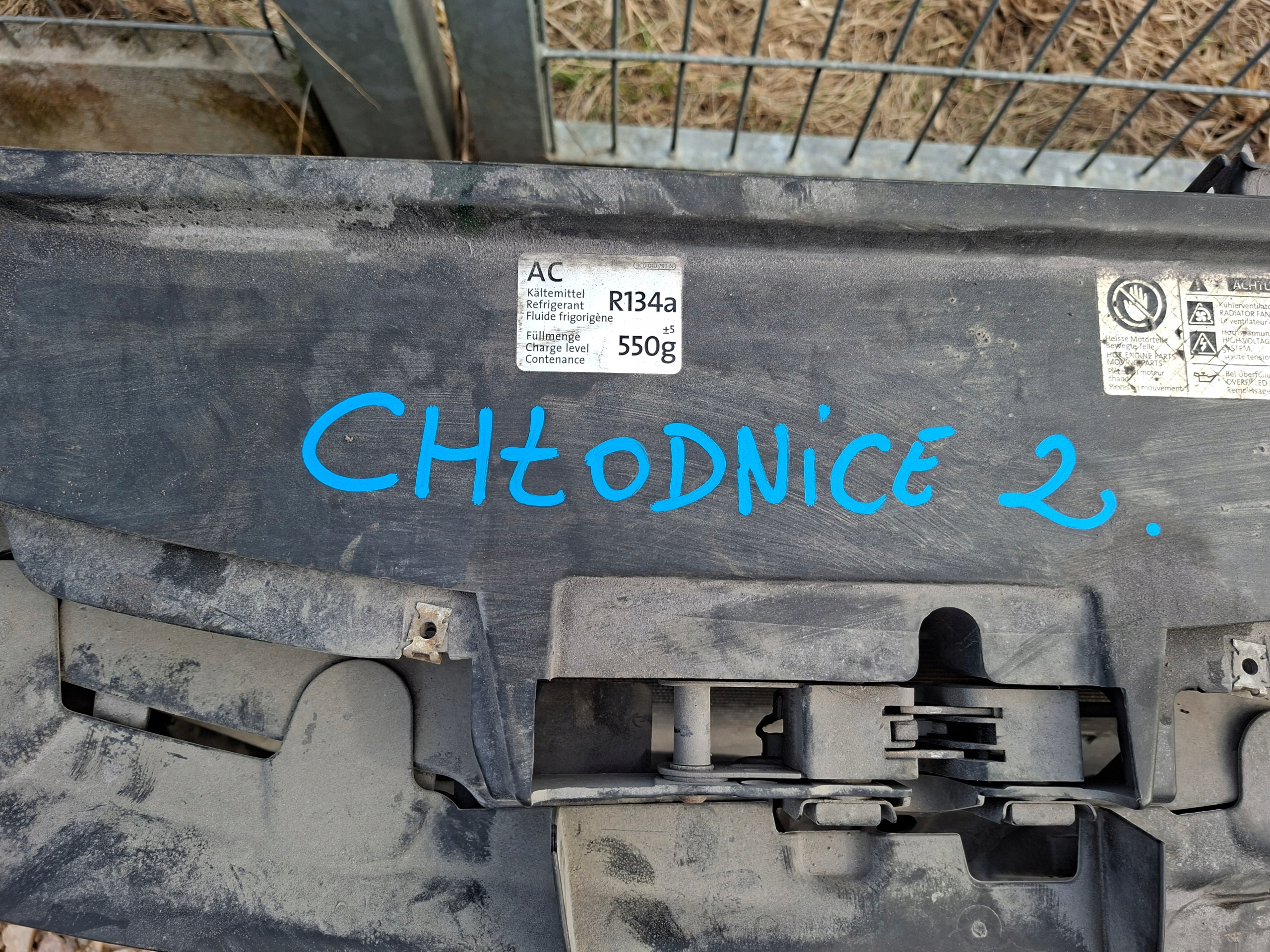 support panel for radiators z chlodnicami Volkswagen CC 1.4