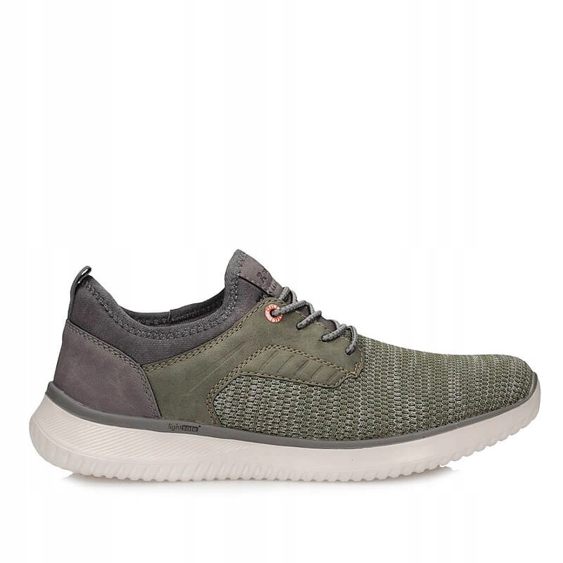 Pánské polobotky Rieker B9651-52 zelené, zelené, nazouvací tenisky