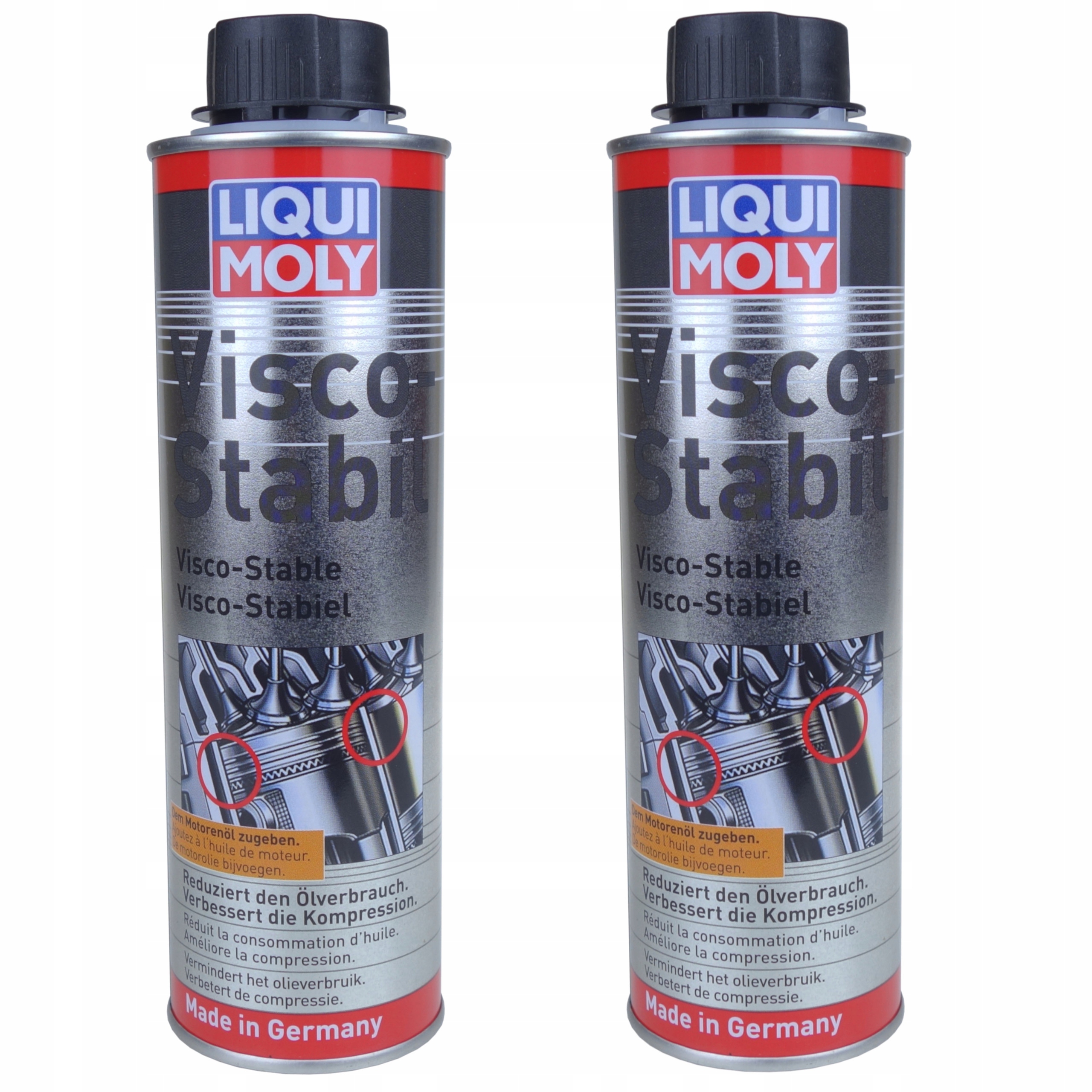 2x Liqui Moly 2672 (1017) Dodatek do oleju silnikowego 0,3L Visco-stabil