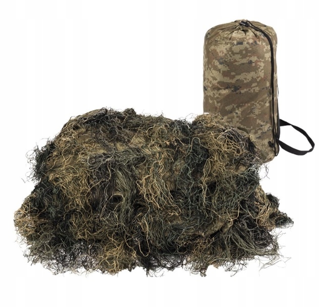 Mil-Tec Siatka Maskująca Ghillie Cover Anti Fire Pro 300x200cm