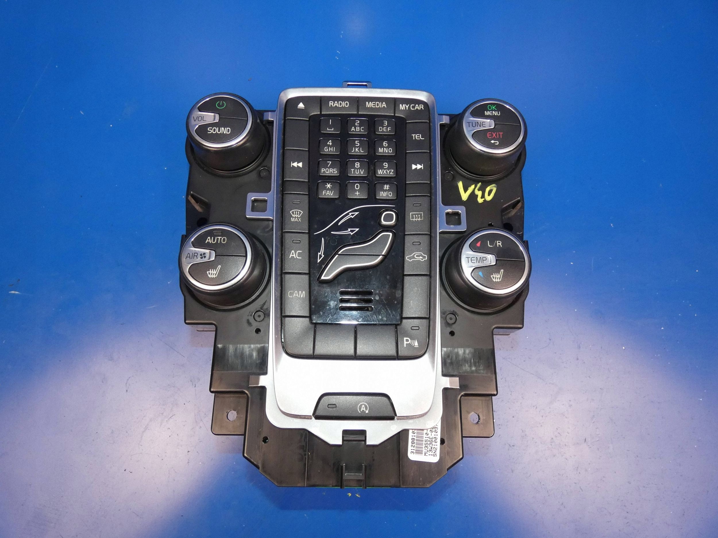 Unite commande clima Volvo V40 31288103