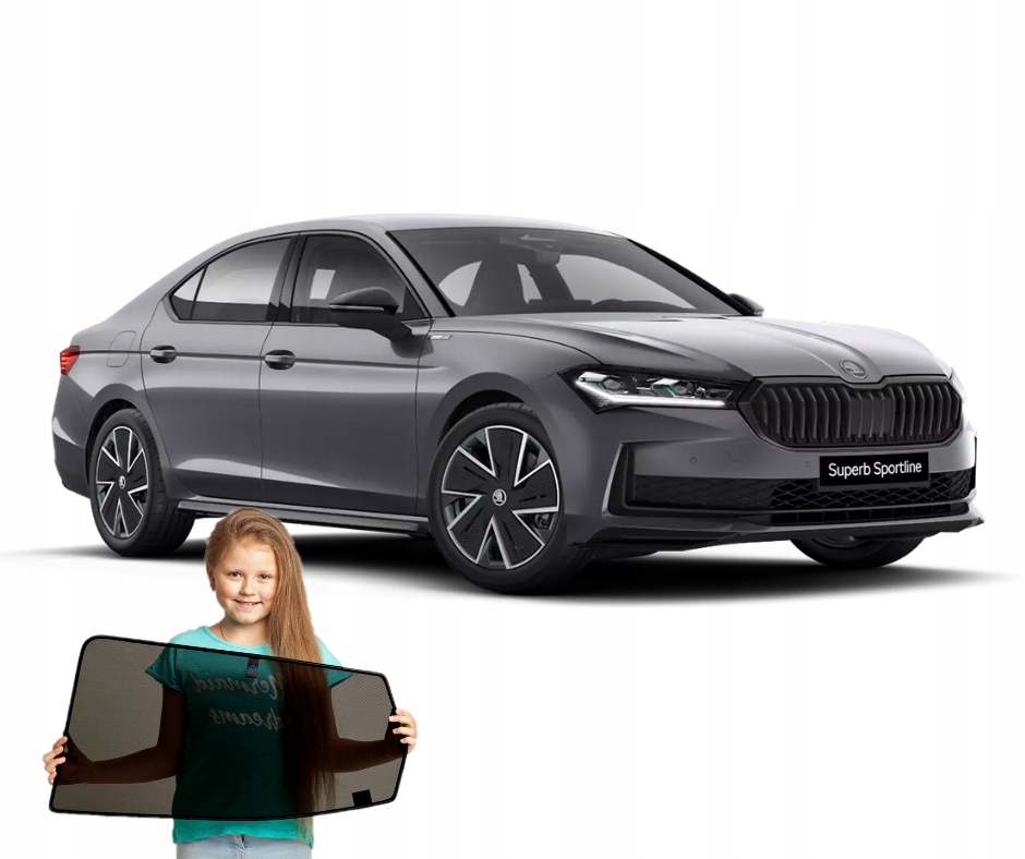 Záclony Rolety Kryty Dedikované na magnety pro Škoda Superb 4 liftback