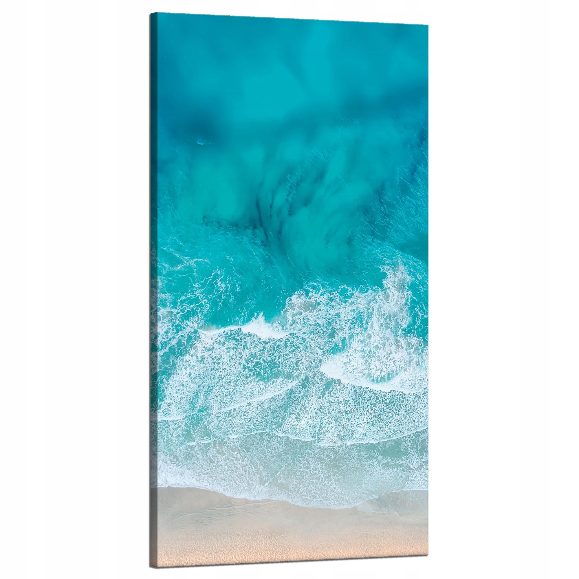 Obraz na plátně Bláznivý břeh Voda Vlny 60x120 cm Ideální jako dárek