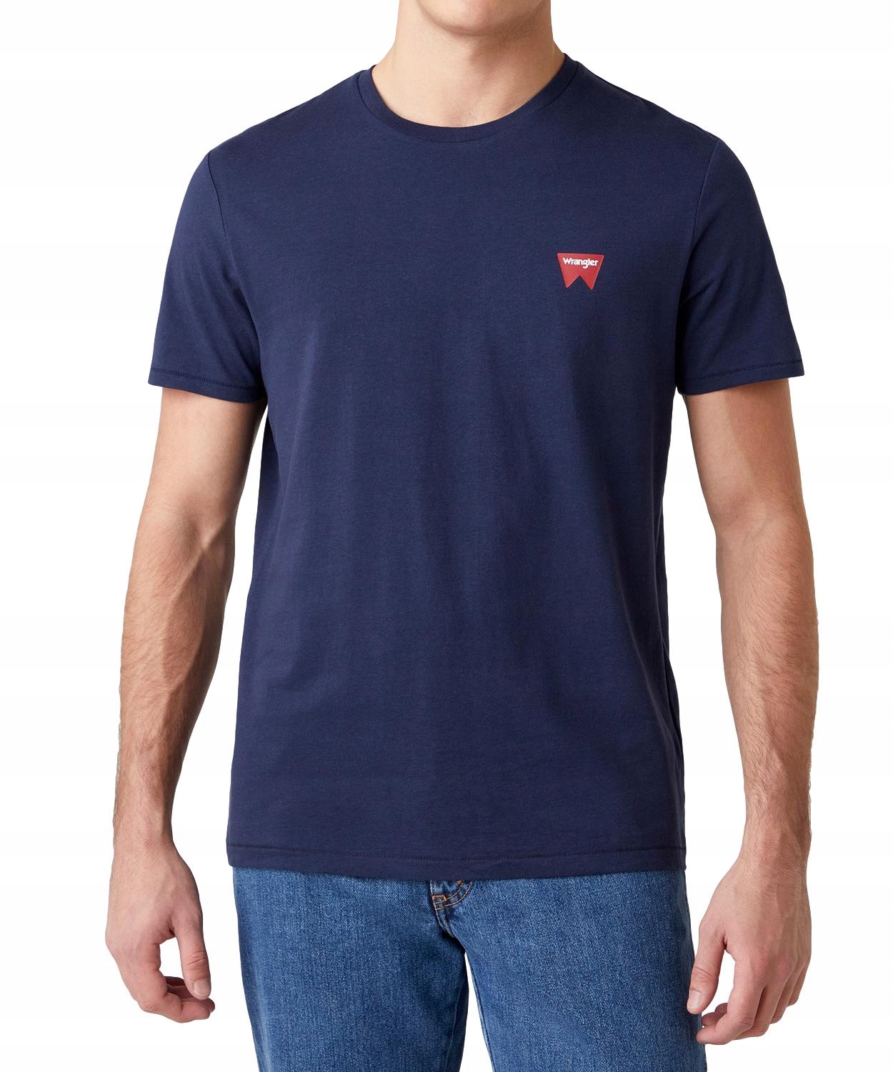 

T-shirt Wrangler Ss Sign Off Tee W7C07D335 Navy M