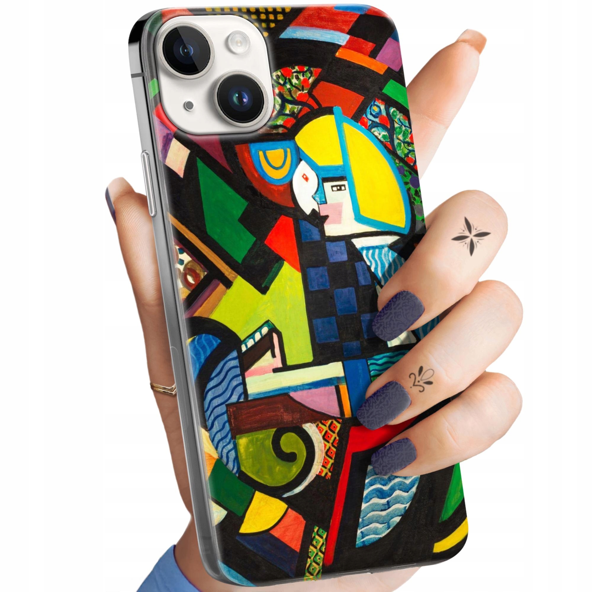 Etui Do Iphone 14 Plus Kubizm Abstrakcjonizm Geometria Obudowa Case