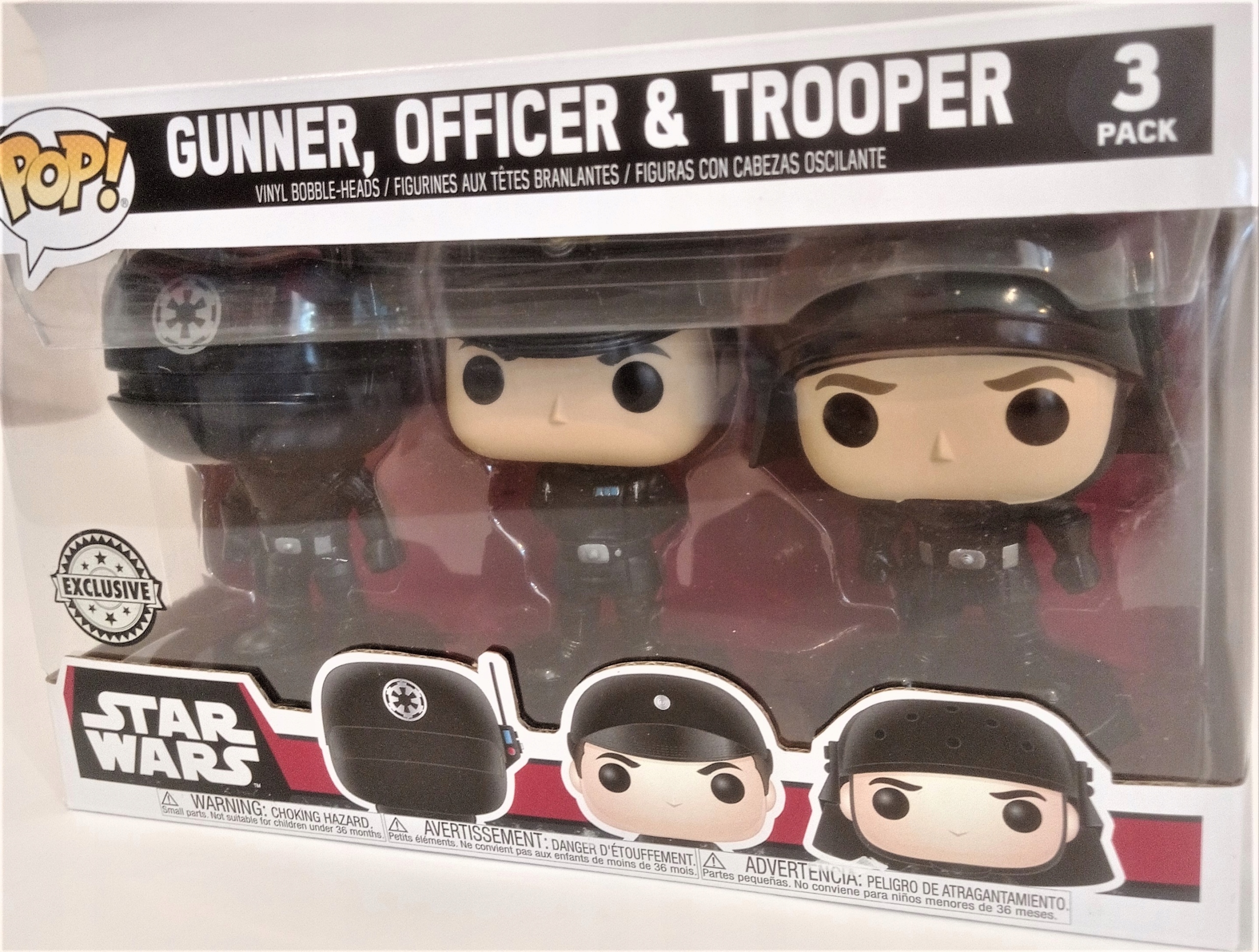 Fanko Pop! Star Wars Gunner, Officer & Trooper