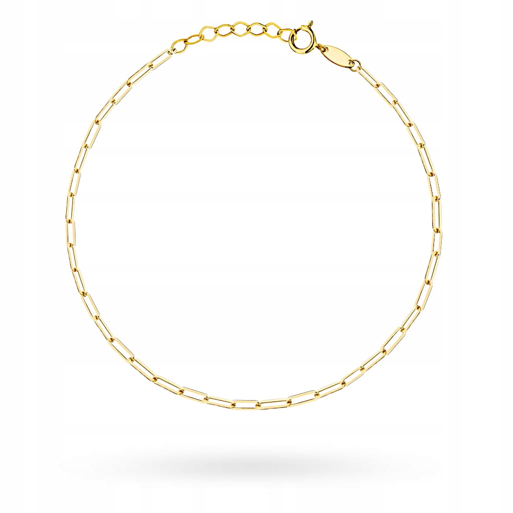 Zlatý náramek 585 s jemnými články, jedinečný doplněk pro ženy