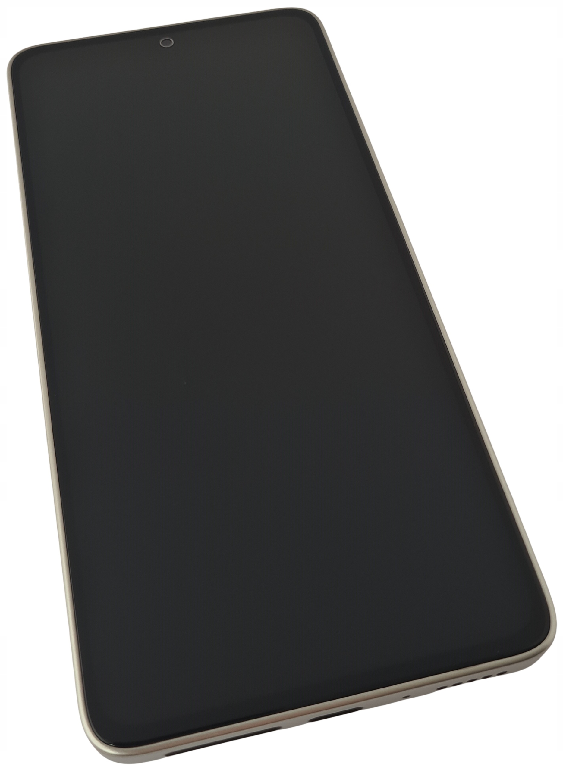 Org LCD displej originálny s rámčekom pre Xiaomi Poco M7 Pro, strieborný