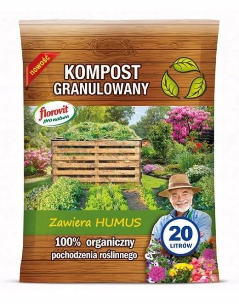 

Kompost granulowany Florovit Pro Natura 20 litrów